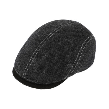 Flatcap Wollmix melange mit Ohrenklappen – hochwertige Kopfbedeckung von Fiebig bei Hut Factory Schweiz