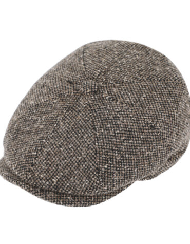 8-Panel Cap Wollmix Melange – hochwertige Kopfbedeckung von Fiebig bei Hut Factory Schweiz