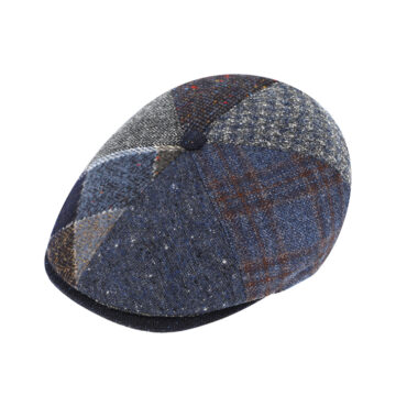 6-Panel Cap Schurwolle Patchwork – hochwertige Kopfbedeckung von Fiebig bei Hut Factory Schweiz