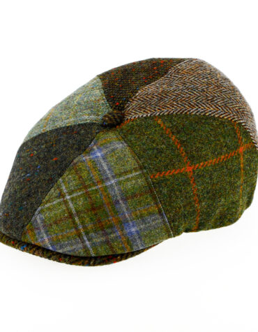 6-Panel Cap Schurwolle Patchwork – hochwertige Kopfbedeckung von Fiebig bei Hut Factory Schweiz