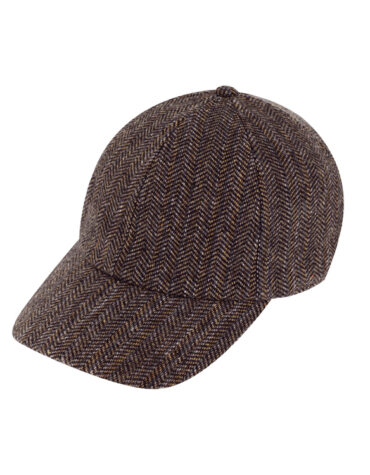 Baseballcap Herringbone – hochwertige Kopfbedeckung von Fiebig bei Hut Factory Schweiz