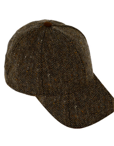 Baseballcap Wolle Fischgraet – hochwertige Kopfbedeckung von Fiebig bei Hut Factory Schweiz