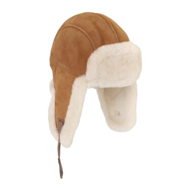 Fliegermütze Schafsleder mit Kinnverschluss – hochwertige Kopfbedeckung von Fiebig bei Hut Factory Schweiz