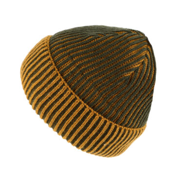 Strickbeanie zweifarbig gerippt mit Umschlag – hochwertige Kopfbedeckung von Fiebig bei Hut Factory Schweiz