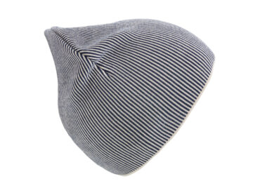 Strickbeanie zweifarbig gestreift – hochwertige Kopfbedeckung von Fiebig bei Hut Factory Schweiz