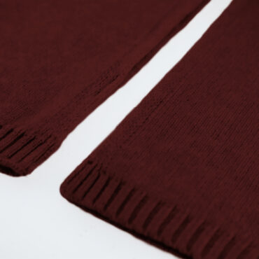 Schal Merinowolle gestrickt uni – hochwertige Kopfbedeckung von Fiebig bei Hut Factory Schweiz