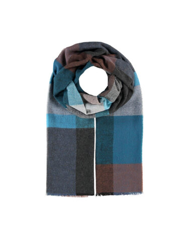 Schal großes Karomuster – hochwertige Kopfbedeckung von Fiebig bei Hut Factory Schweiz