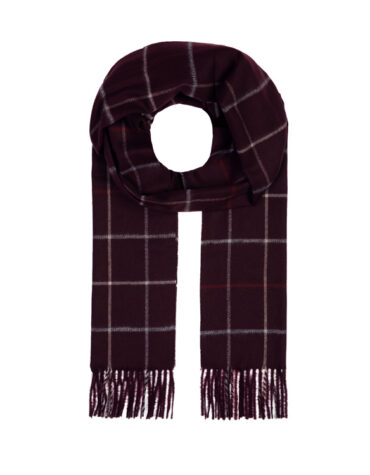 Cashmink Schal mit Streifen – hochwertige Kopfbedeckung von Fiebig bei Hut Factory Schweiz