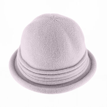 Stoffhut Wolle mit Raffungen uni – hochwertige Kopfbedeckung von Fiebig bei Hut Factory Schweiz