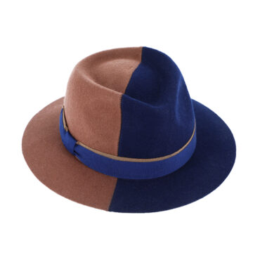 Wollfilzhut Traveller zweifarbig – hochwertige Kopfbedeckung von Fiebig bei Hut Factory Schweiz