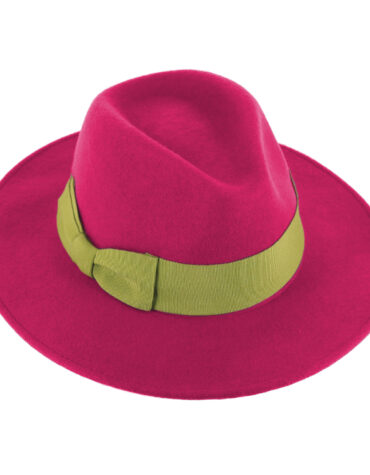 Wollfilzhut Traveller andersfarbiges Ripsband – hochwertige Kopfbedeckung von Fiebig bei Hut Factory Schweiz