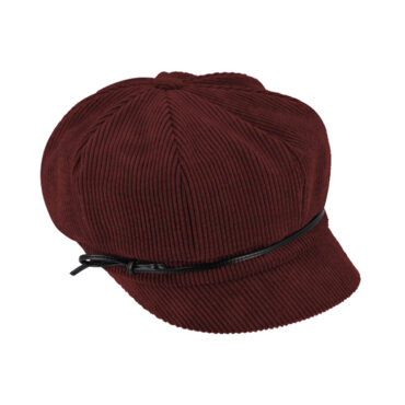 Ballonkappe Cord uni – hochwertige Kopfbedeckung von Fiebig bei Hut Factory Schweiz