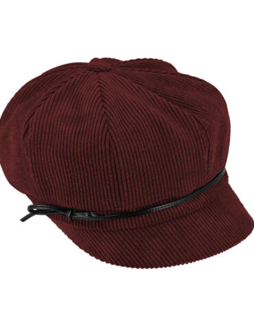 Ballonkappe Cord uni – hochwertige Kopfbedeckung von Fiebig bei Hut Factory Schweiz