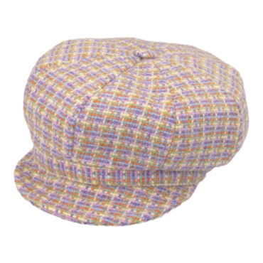 Ballonkappe Harris Tweed mehrfarbiges Geflecht – hochwertige Kopfbedeckung von Fiebig bei Hut Factory Schweiz