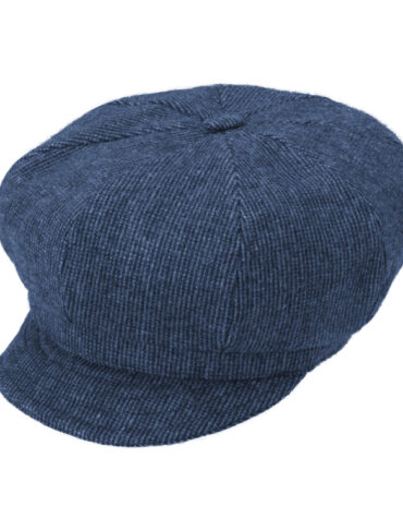 Ballonkappe Shetlandwolle gestreift – hochwertige Kopfbedeckung von Fiebig bei Hut Factory Schweiz