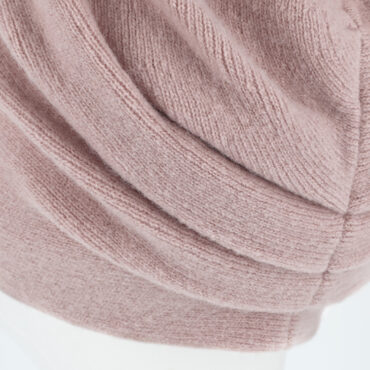 Strickmütze Beanie Wolle uni zweilagig mit Raffung – hochwertige Kopfbedeckung von Fiebig bei Hut Factory Schweiz