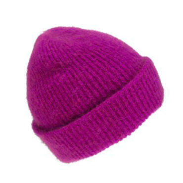 Strickmütze Mohair uni mit Umschlag – hochwertige Kopfbedeckung von Fiebig bei Hut Factory Schweiz