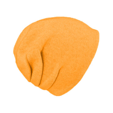 Strick Beanie Kaschmir uni doppellagig mit Raffung – hochwertige Kopfbedeckung von Fiebig bei Hut Factory Schweiz