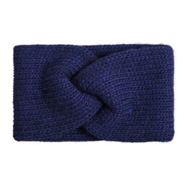 Strickstirnband Wolle gedreht melange – hochwertige Kopfbedeckung von Fiebig bei Hut Factory Schweiz