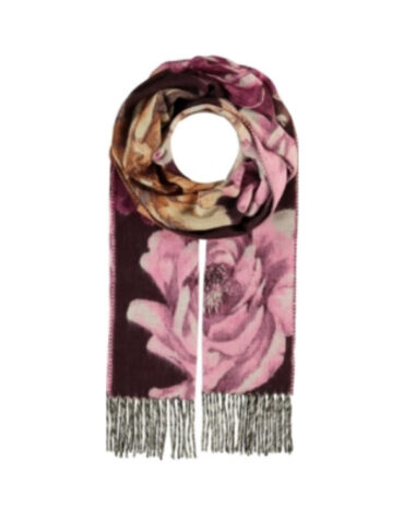Cashmink Schal Blumenprint – hochwertige Kopfbedeckung von Fiebig bei Hut Factory Schweiz