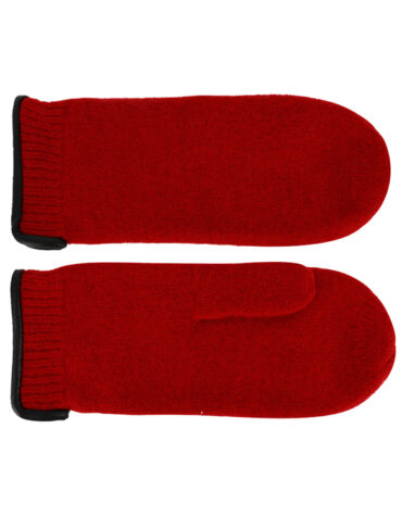 Wollfäustling uni mit Lederkante – hochwertige Kopfbedeckung von Fiebig bei Hut Factory Schweiz