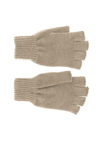 Strickhandschuhe uni ohne Fingerspitzen – hochwertige Kopfbedeckung von Fiebig bei Hut Factory Schweiz