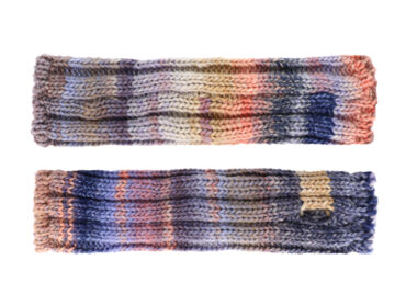 Strickarmstulpen melange mit Daumenloch – hochwertige Kopfbedeckung von Fiebig bei Hut Factory Schweiz