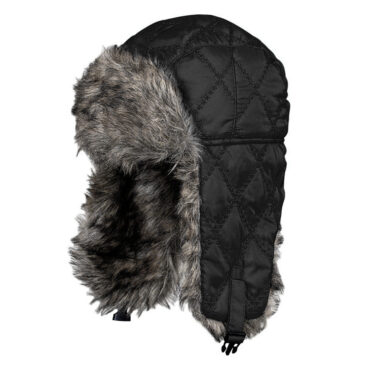 Chapka uni gesteppt mit Kunstfell – hochwertige Kopfbedeckung von Fiebig bei Hut Factory Schweiz