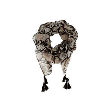 Tuch Schlangendruck quadratisch – hochwertige Kopfbedeckung von Fiebig bei Hut Factory Schweiz