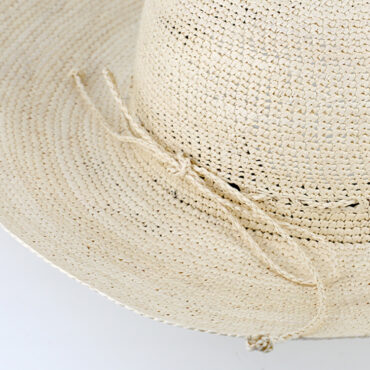 Panamahut Glocke Crochet mit Schleifen-Garnitur – hochwertige Kopfbedeckung von Fiebig bei Hut Factory Schweiz