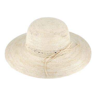 Panamahut Glocke Crochet mit Schleifen-Garnitur – hochwertige Kopfbedeckung von Fiebig bei Hut Factory Schweiz