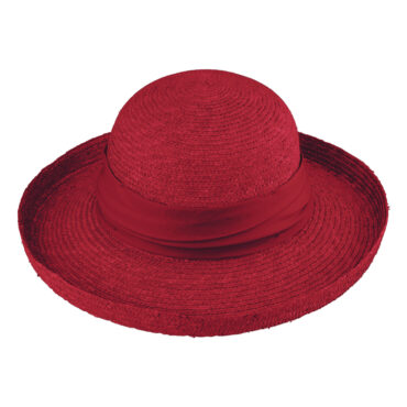 Strohhut Glocke Bortenstroh mit Aufschlag textiles Band UV-Schutz – hochwertige Kopfbedeckung von Fiebig bei Hut Factory Schweiz