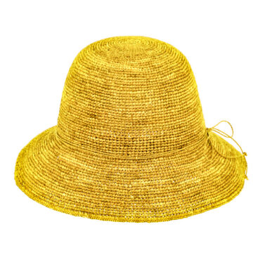 Strohhut Glocke Raffiastroh melange – hochwertige Kopfbedeckung von Fiebig bei Hut Factory Schweiz