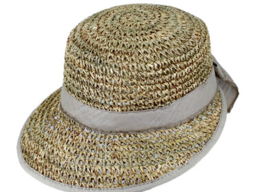 Strohhut Schute Seegras Crochet – hochwertige Kopfbedeckung von Fiebig bei Hut Factory Schweiz