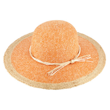 Papierhut Glocke melange Strohrand – hochwertige Kopfbedeckung von Fiebig bei Hut Factory Schweiz