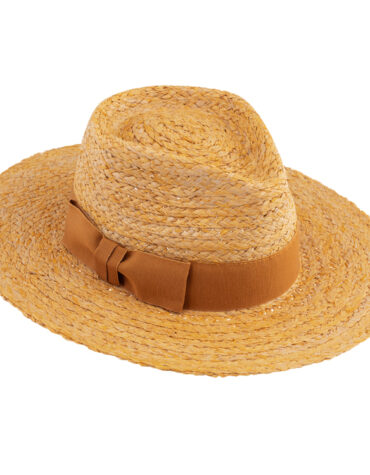 Strohhut Traveller melange Band uni – hochwertige Kopfbedeckung von Fiebig bei Hut Factory Schweiz