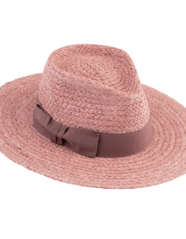 Strohhut Traveller melange Band uni – hochwertige Kopfbedeckung von Fiebig bei Hut Factory Schweiz