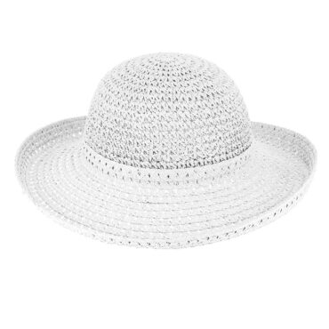 Papierhut Glocke Kopfteil Crochet mit Aufschlag uni – hochwertige Kopfbedeckung von Fiebig bei Hut Factory Schweiz