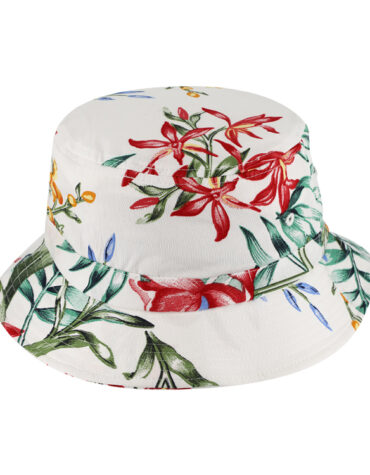 Fischerhut Blumenprint – hochwertige Kopfbedeckung von Fiebig bei Hut Factory Schweiz