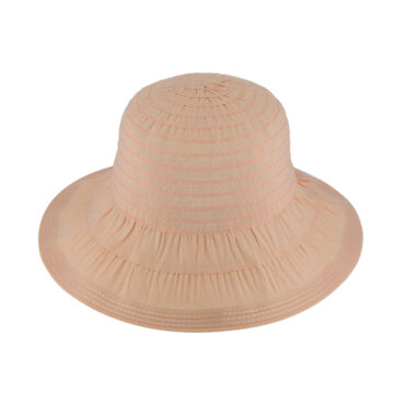 Stoffhut Glocke uni mit Dekorschleife – hochwertige Kopfbedeckung von Fiebig bei Hut Factory Schweiz