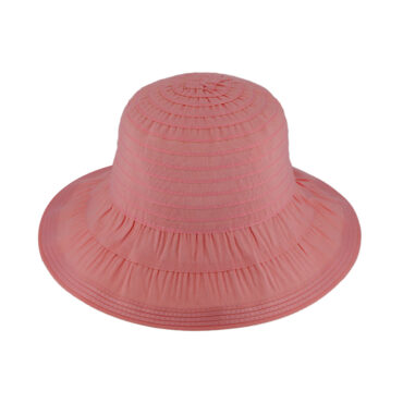 Stoffhut Glocke uni mit Dekorschleife – hochwertige Kopfbedeckung von Fiebig bei Hut Factory Schweiz