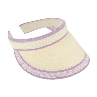 Visor zweifarbig breiter Schirm – hochwertige Kopfbedeckung von Fiebig bei Hut Factory Schweiz