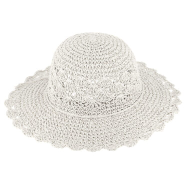 Papier Strohhut Glocke Crochet uni – hochwertige Kopfbedeckung von Fiebig bei Hut Factory Schweiz