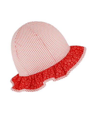 Stoffhut 6-Panel zweifarbig mit Volant-Krempe – hochwertige Kopfbedeckung von Fiebig bei Hut Factory Schweiz