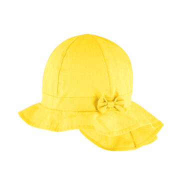 Stoffhut 6-Panel uni mit Nackenschutz UV-Schutz GOTS – hochwertige Kopfbedeckung von Fiebig bei Hut Factory Schweiz