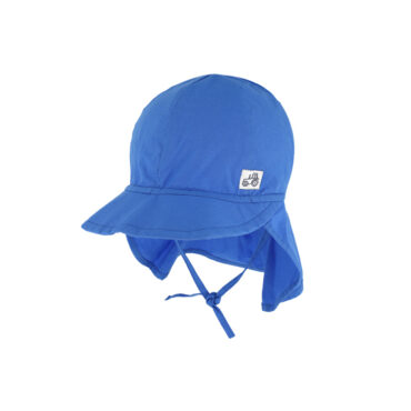 Stoffkappe uni mit Nackenschutz und Band UV-Schutz GOTS – hochwertige Kopfbedeckung von Fiebig bei Hut Factory Schweiz