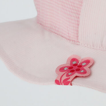 Stoffhut 6-Panel kariert mit Nackenschutz und Band – hochwertige Kopfbedeckung von Fiebig bei Hut Factory Schweiz