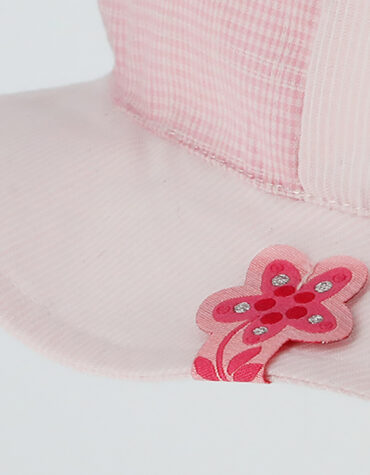 Stoffhut 6-Panel kariert mit Nackenschutz und Band – hochwertige Kopfbedeckung von Fiebig bei Hut Factory Schweiz