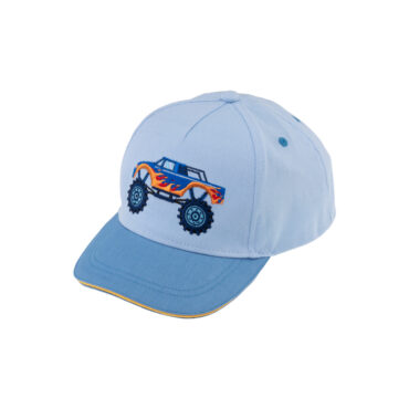 Baseball Cap zweifarbig mit Monstertruck Stickerei UV-Schutz – hochwertige Kopfbedeckung von Fiebig bei Hut Factory Schweiz