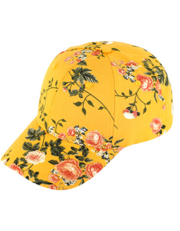Baseball Cap Blumenprint – hochwertige Kopfbedeckung von Fiebig bei Hut Factory Schweiz